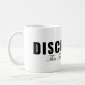 Mok zwart-wit koffie (Links)