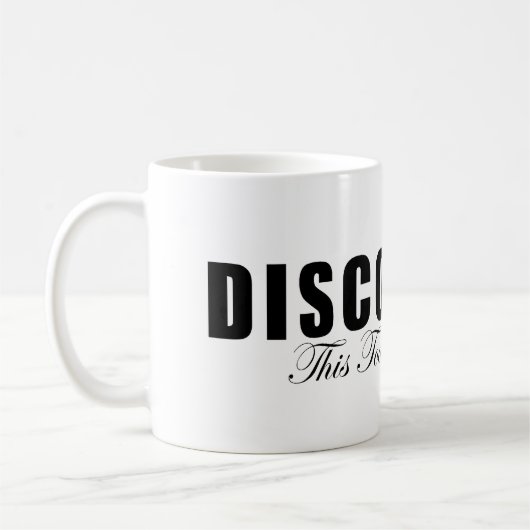 Mok zwart-wit koffie (Links)