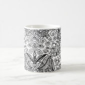 Mok zwart-wit patroon (Center)