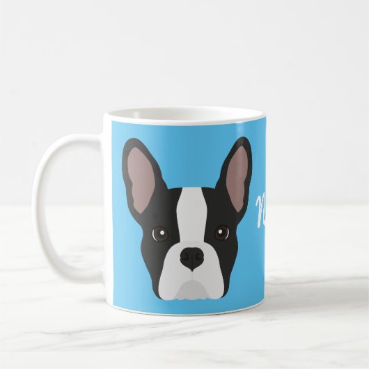 Mok zwarte en witte bulldog Coffee (Links)