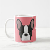 Mok zwarte en witte bulldog Coffee (Links)