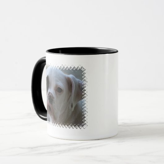 Mok zwarte gebak (Voorkant links)