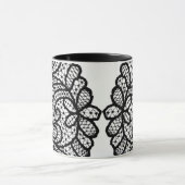 Mok zwarte kant (Midden)