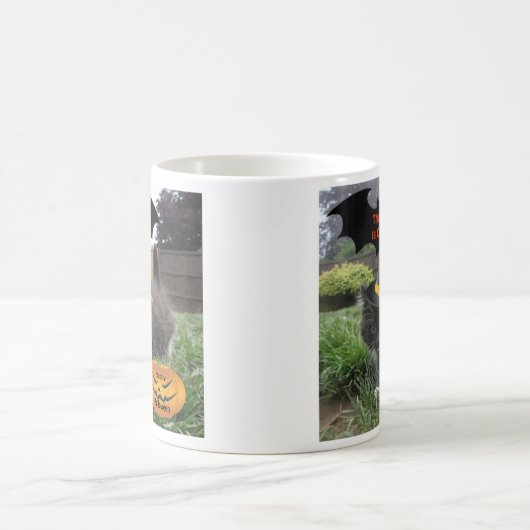 Mok zwarte kat De heks komt eraan (Center)