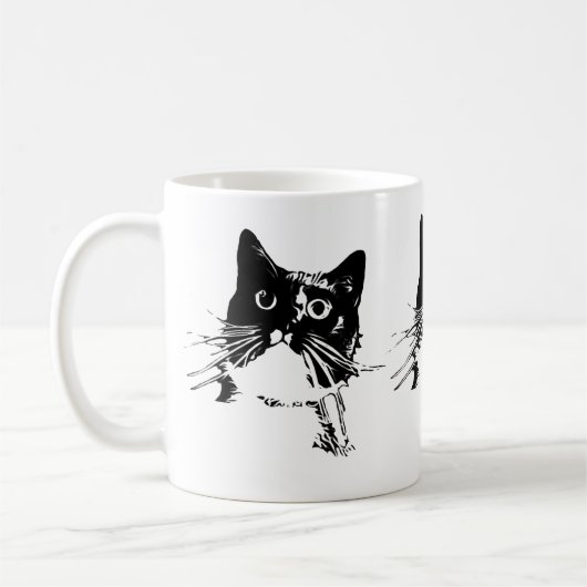 Mok zwarte kat — Junior (Links)