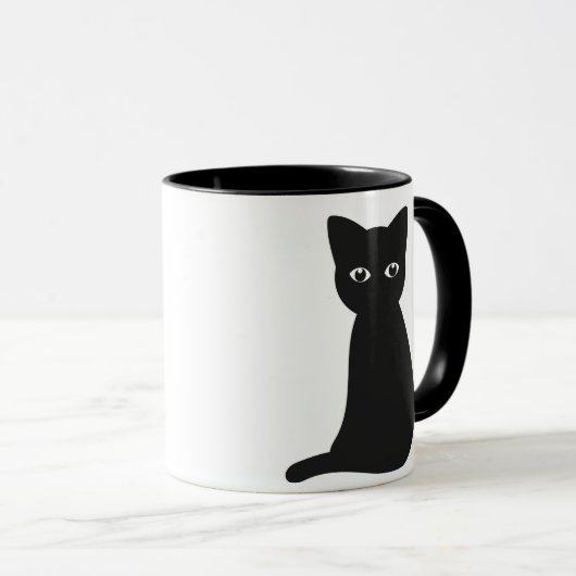 Mok zwarte katten (Voorkant rechts)