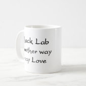 mok zwarte labway koffie (Voorkant links)