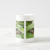  Mok zwarte rode en goudvlinder (Voorkant)