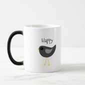 Mok zwarte vogel (Links)