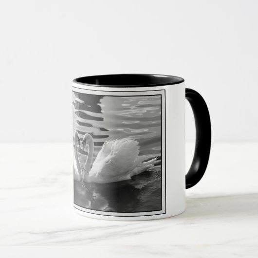 Mok zwarte zwanen (Voorkant rechts)