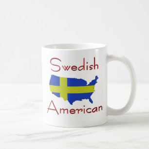 Mok Zweedse Amerikaanse kaart