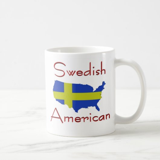 Mok Zweedse Amerikaanse kaart (Rechts)
