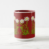 Mok Zwitserse Edelweiss Flowers (Midden)