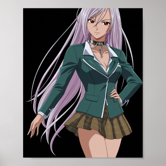Moka Akashiya - Rosario + Vampire Poster (Voorkant)