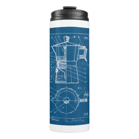 moka bialetti blueprint thermosbeker (Voorkant)