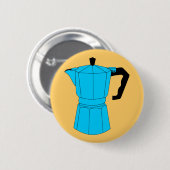 Moka Espresso Coffee Pot Ronde Button 5,7 Cm (Voorkant /achterkant)