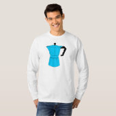 Moka Espresso Coffee Pot T-shirt (Voorkant volledig)