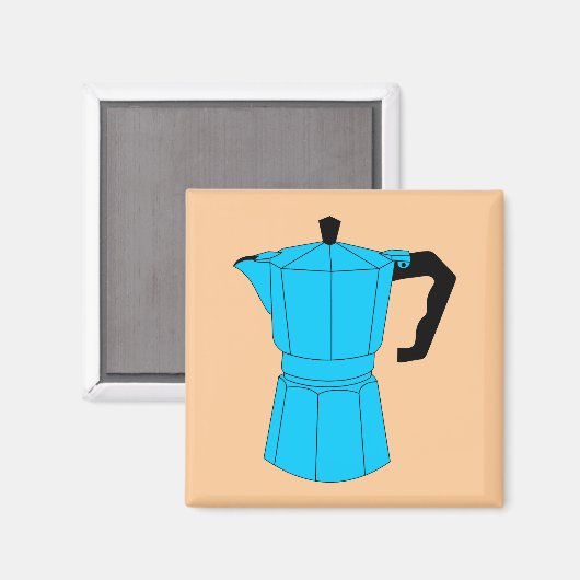 Moka Espresso Koffiepot Magneet (Voorkant / Achterkant)