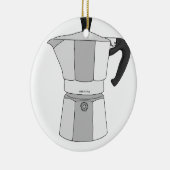 Moka koffiepot keramisch ornament (Rechts)