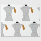  Moka Pot Koffiezetapparaat Retro Espresso Cadeaupapier (Vlak)