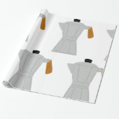  Moka Pot Koffiezetapparaat Retro Espresso Cadeaupapier (Uitgerold)