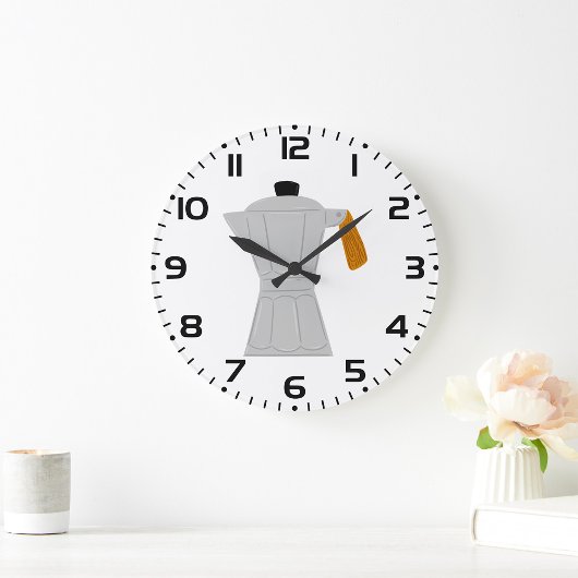 Moka Pot Koffiezetapparaat Retro Espresso Grote Klok