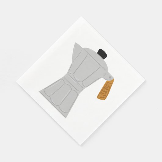  Moka Pot Koffiezetapparaat Retro Espresso Servet (Hoek)