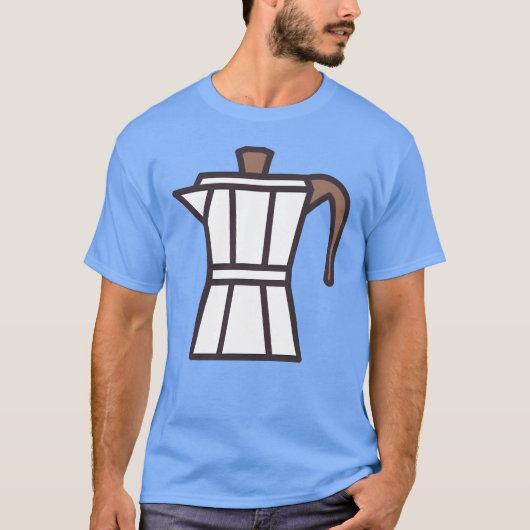 Moka pot vintage t-shirt (Voorkant)