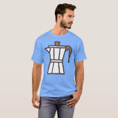 Moka pot vintage t-shirt (Voorkant volledig)