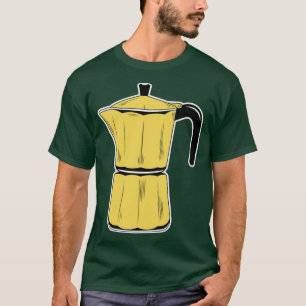  Moka-puntpatroon ingesteld op T T-shirt