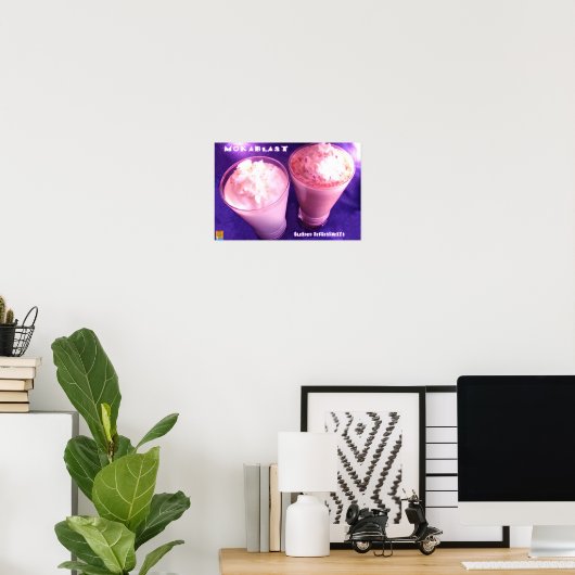 Mokablast Drinken Poster (Thuiskantoor)