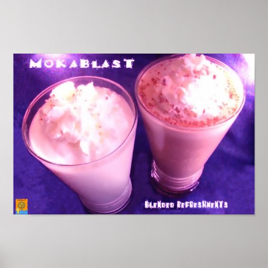 Mokablast Drinken Poster (Voorkant)