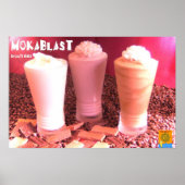 Mokablast gemengde Drinken Poster (Voorkant)
