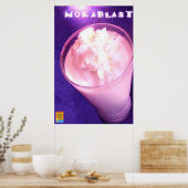 Mokablast reuzenbeker poster (Keuken)