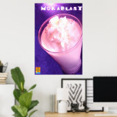 Mokablast reuzenbeker poster (Thuiskantoor)