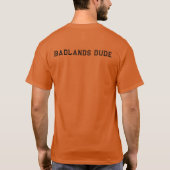 MOKAN Badlanders Gecentreerd Donkere Kleur Mannen T-shirt (Achterkant)
