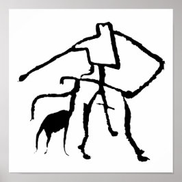 MOKAN | Oude grotgids mystieke symbool Poster