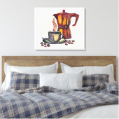 mokapot canvas afdruk (Insitu (Slaapkamer))