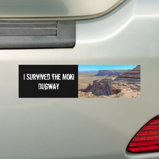 Moki Dugway Bumpersticker (Op auto)