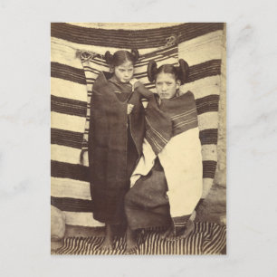 Moki Girls, 1879 Briefkaart