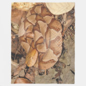 MOKKADELSLANG FLEECE DEKEN (Voorkant)