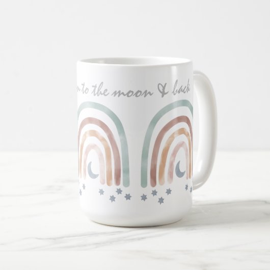 Mokken aanpassen - Rainbow Moon Stars (Voorkant rechts)