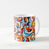 Mokken - Abstract kleurrijk (Voorkant rechts)