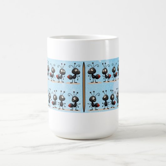 Mokken Ant blauw en wit (Center)