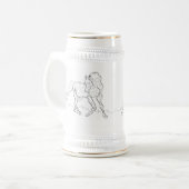 Mokken: Arabisch Bierpul (Voorkant links)