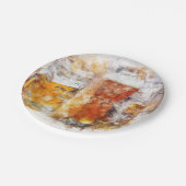 Mokken bier papieren bordje (Gekanteld)