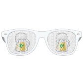 Mokken bier retro zonnebril (Voorkant)