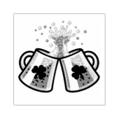 Mokken bier rubberstempel (Afrduk)