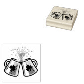 Mokken bier rubberstempel (Gestempeld)