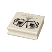 Mokken bier rubberstempel (Stempel)